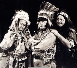 Whoops, I'm an Indian! starring the Three Stooges (Larry Fine, Moe Howard, Curly Howard) and Bud Jamison