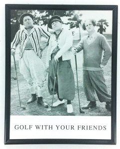 Golf with your Friends Three Stooges poster